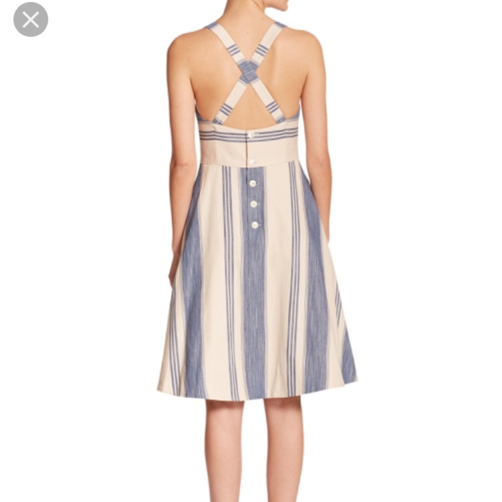 Ralph Lauren crisscross flit and flare dress